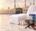 NoorMart Collections Umrah essentials including Ihram, Umrah bags, Ihram belts, slippers and Tasbih