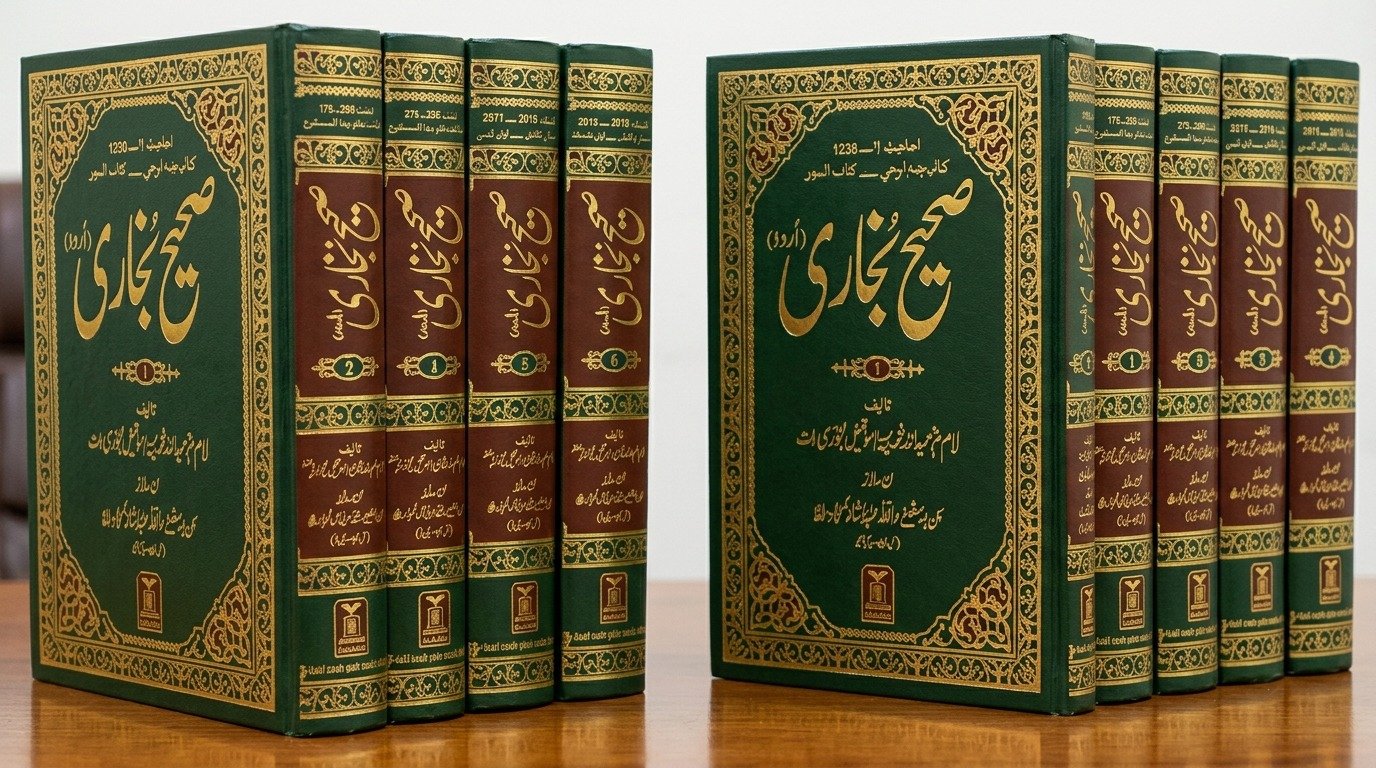 Sahih Al-Bukhari Urdu six volume hardcover book set